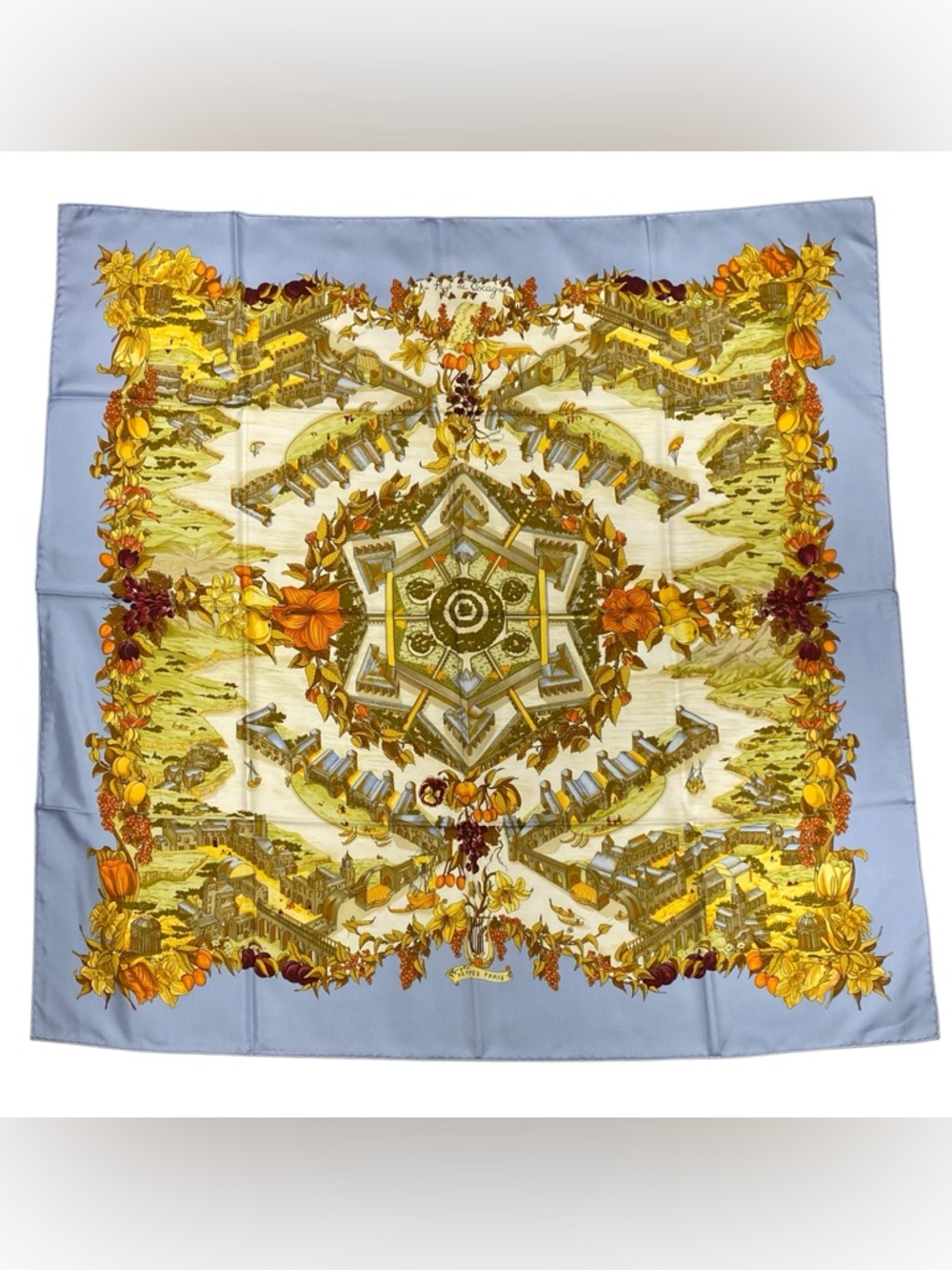 Hermes Silk Scarf Au Pays De Cocagne Carre 90 Zoe Pauwels